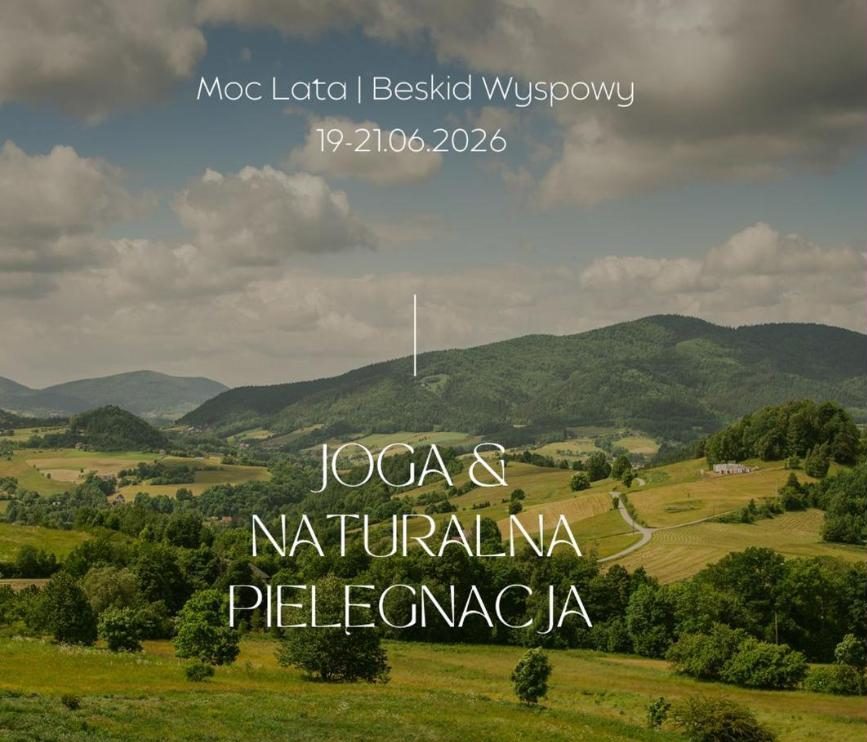 Plakat Moc Lata – Joga i naturalna pielęgnacja